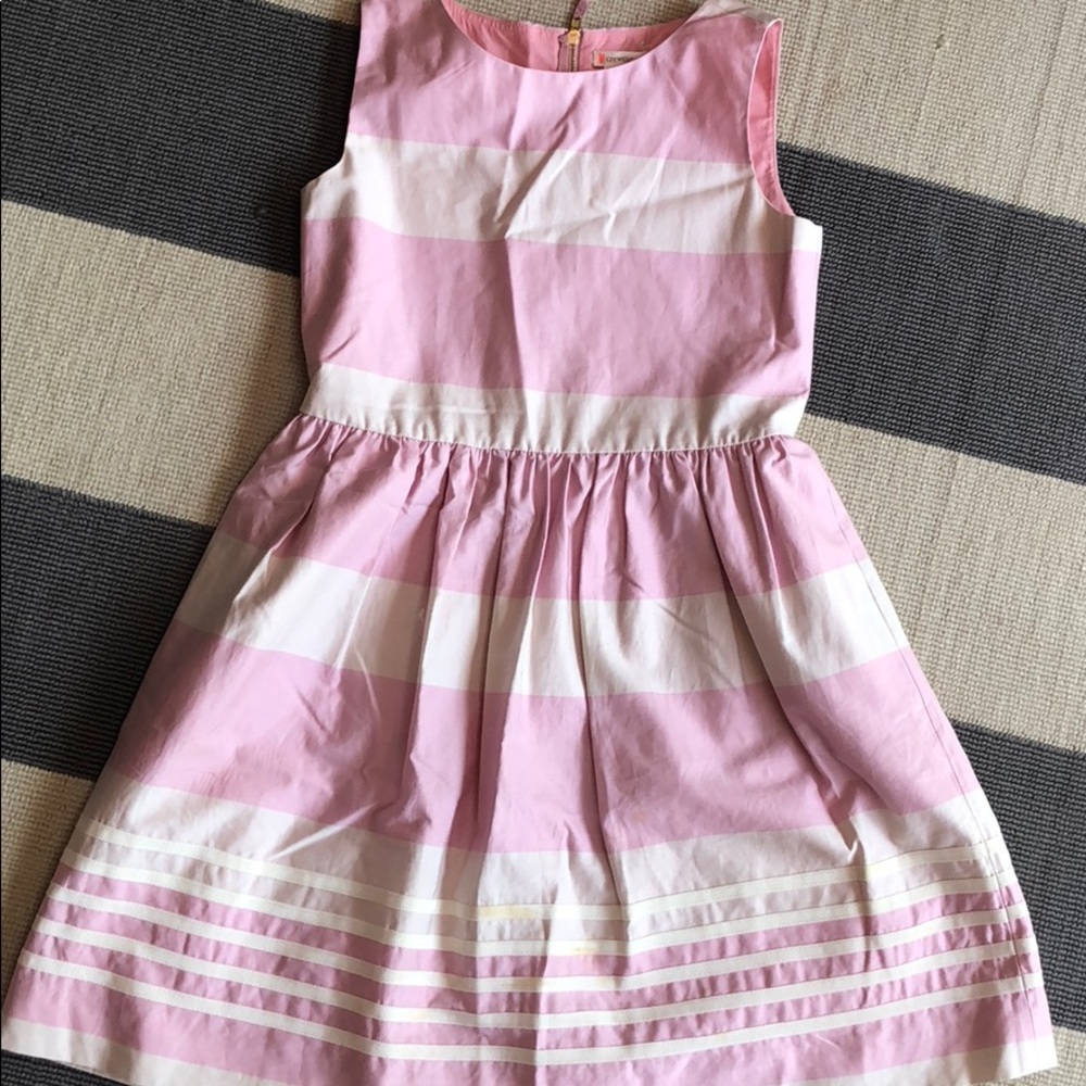 Crewcuts striped dress for girl